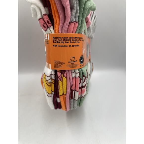 Sanrio Hello Kitty 2024 Halloween Cute & Spooky No Show Socks 12 Pairs NEW - Picture 4 of 7